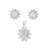 Elegant Silver Jewelry Set - Silvenca