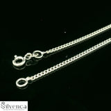 LUCKY CHOICE 92.5 Sterling Silver Curb Chain For Men & Boys - Silvenca