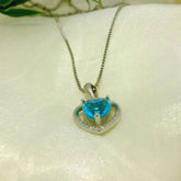 Elegant Heart-Shaped Pendant - Silvenca