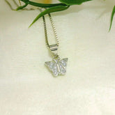 925 Silver Butterfly Pendant for Women - Silvenca