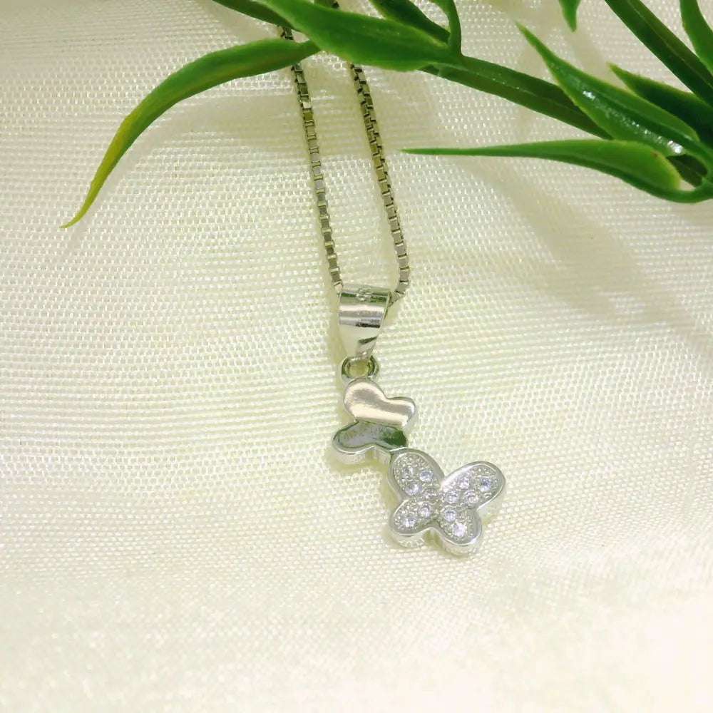 925 silver Butterfly Pendant - Silvenca