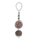 Silver Rudraksha Pendant - Silvenca