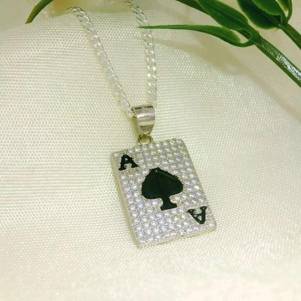 Silver Classy Pendant for Mens - Silvenca