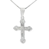 Elegant Silver Cross Pendant - Silvenca