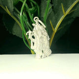 Elegant Silver Pendant of Dancing Figures - Silvenca