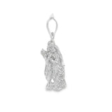 Elegant Silver Pendant of Dancing Figures - Silvenca