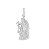 Elegant Silver Pendant of Dancing Figures - Silvenca