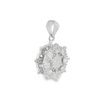 Elegant Silver Pendant with Sparkling Details - Silvenca