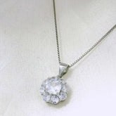 Elegant Silver Gemstone Pendant - Silvenca