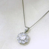 Elegant Silver Gemstone Pendant - Silvenca