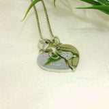 Elegant Silver Heart Pendant - Silvenca
