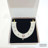 Pure Silver 925 Handmade Beaded Traditional Necklace - Silvenca