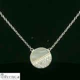SILVER SHINE Stylish Delicate Pendant Set - Silvenca