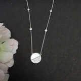 SILVER SHINE Stylish Delicate Pendant Set - Silvenca