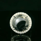 Stunning Black Gemstone 925 Pure Silver Ring for Women - Silvenca