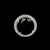 Stunning Black Gemstone 925 Pure Silver Ring for Women - Silvenca