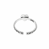 Stunning heart-shaped silver toe rings - Silvenca