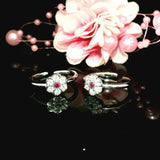 Exquisite floral toe rings - Silvenca