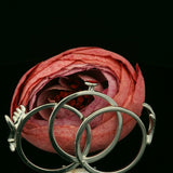 Unique silver promise ring - Silvenca