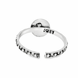 elegant silver toe rings - Silvenca