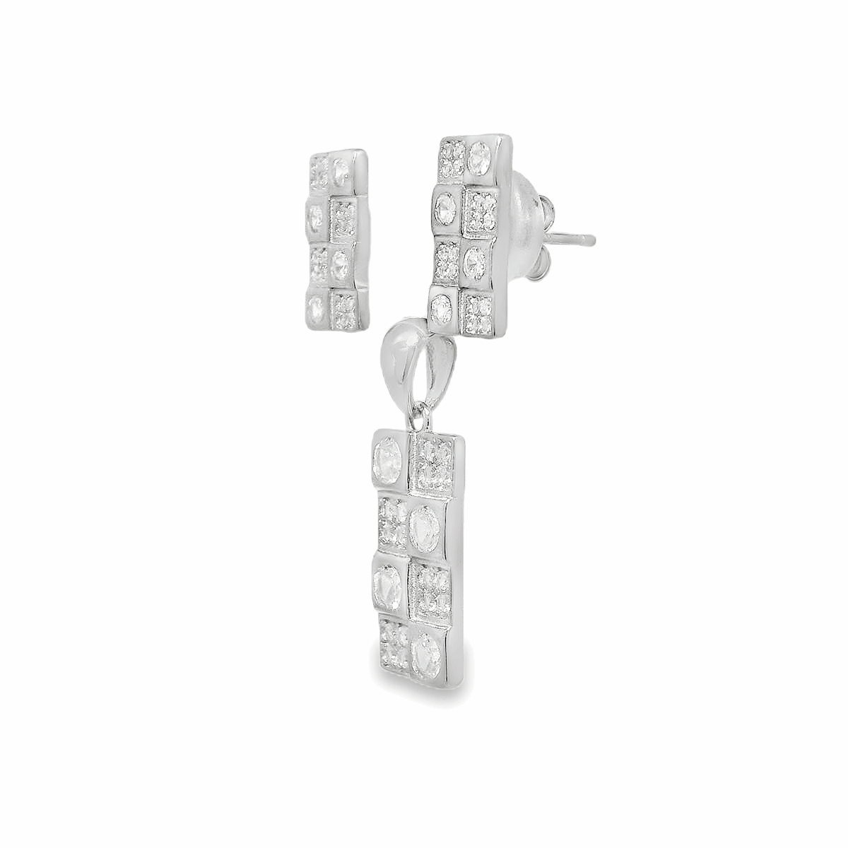 Elegant Silver Jewelry Set - Silvenca