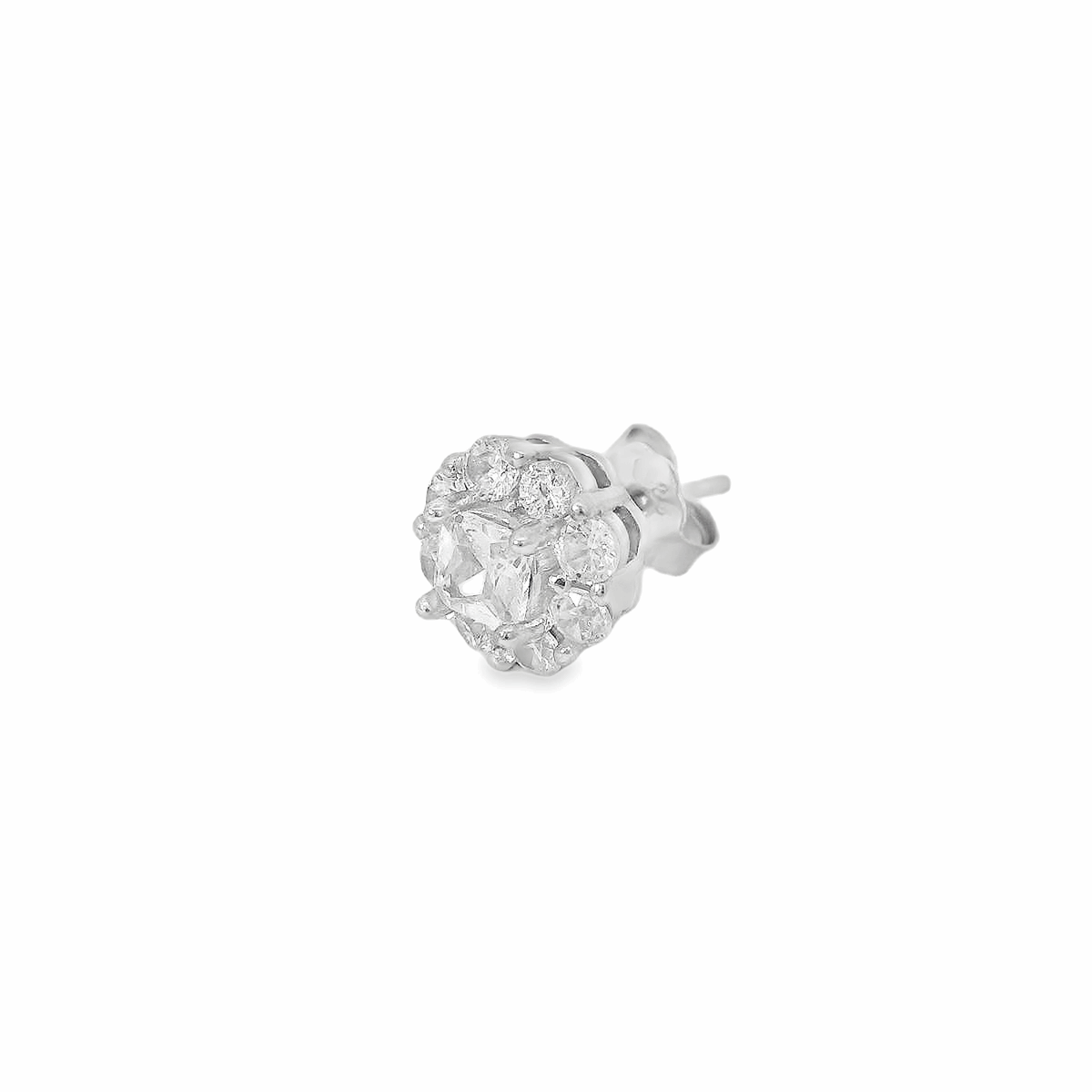 Elegant Diamond Stud Earrings - Silvenca