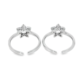 Star-shaped toe rings