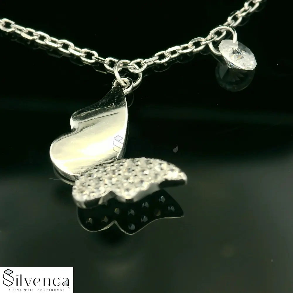 Charming butterfly Pendant Bracelet - Silvenca