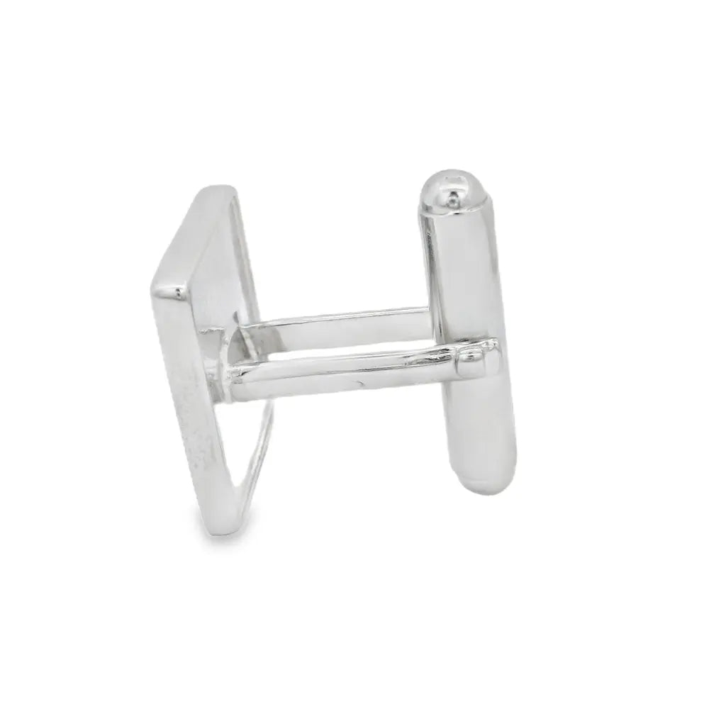 Gentleman Silver Cufflink - Silvenca