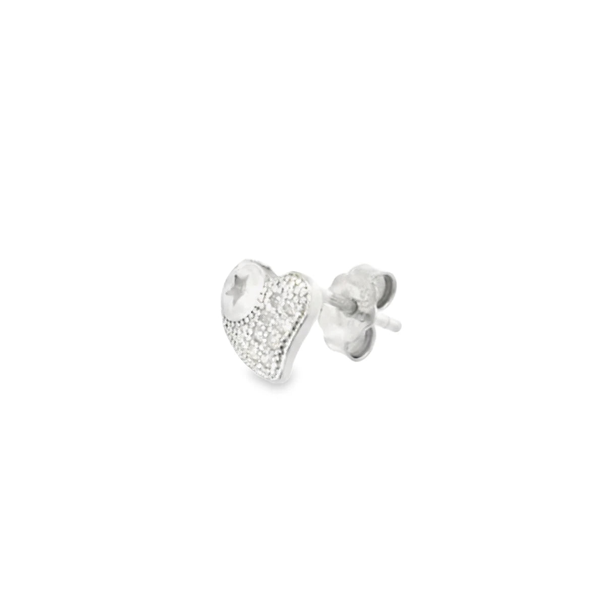 Charming Heart-Shaped Earrings - Silvenca