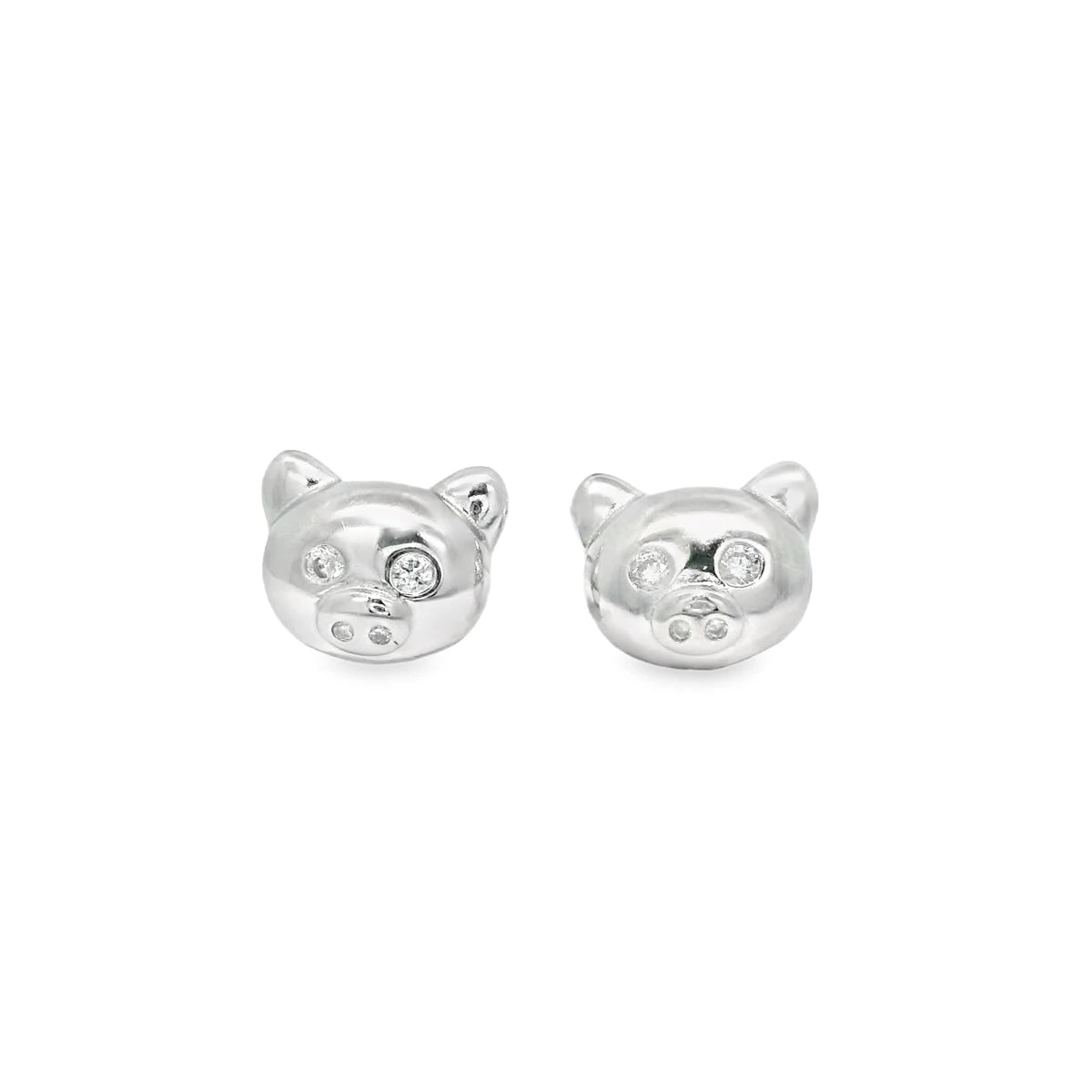 Cute panda Face Earrings - Silvenca