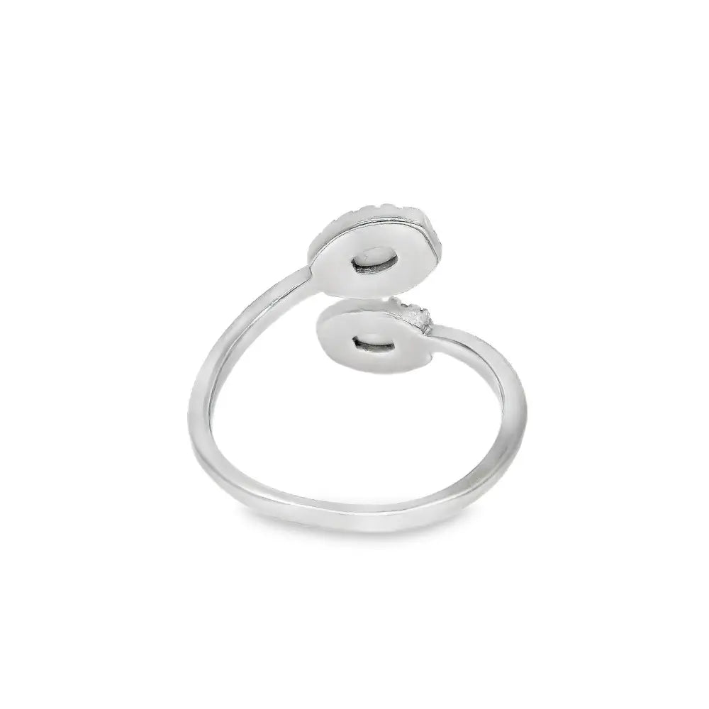 Delicate design silver toe rings - Silvenca