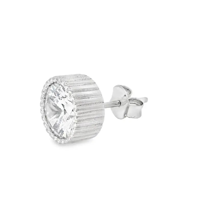 Elegant Silver Stud Earrings - Silvenca
