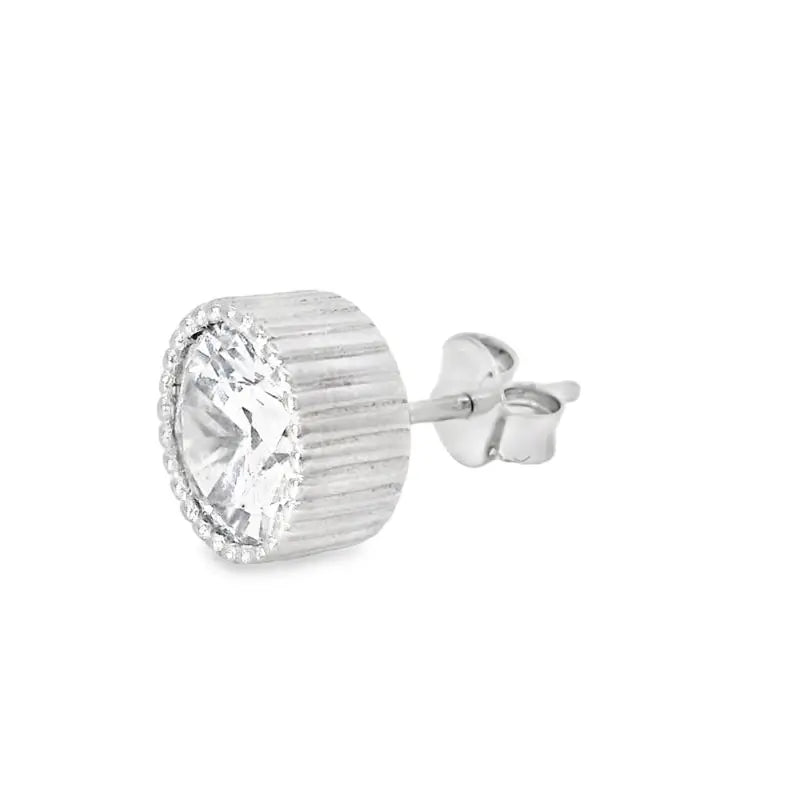 Elegant Silver Stud Earrings - Silvenca