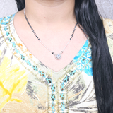 Elegant Silver Pendant with Sparkling Gemstone - Silvenca