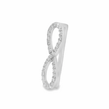 Elegant infinity Charm - Silvenca