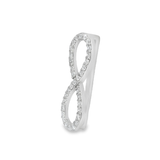 Elegant infinity Charm - Silvenca