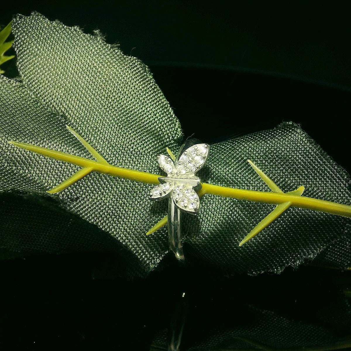 Elegant Butterfly Ring - Silvenca