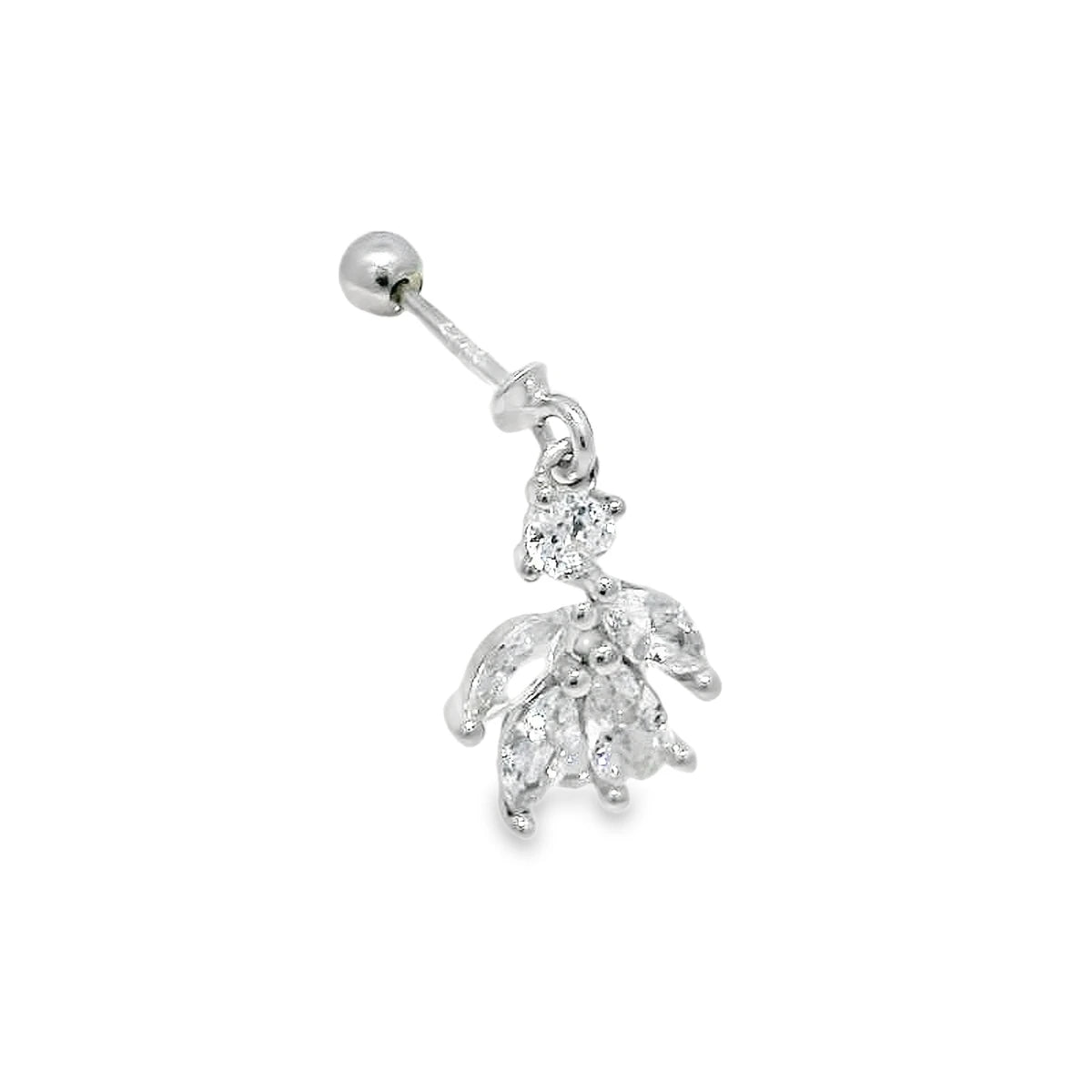 Elegant Silver Drop Earrings - Silvenca