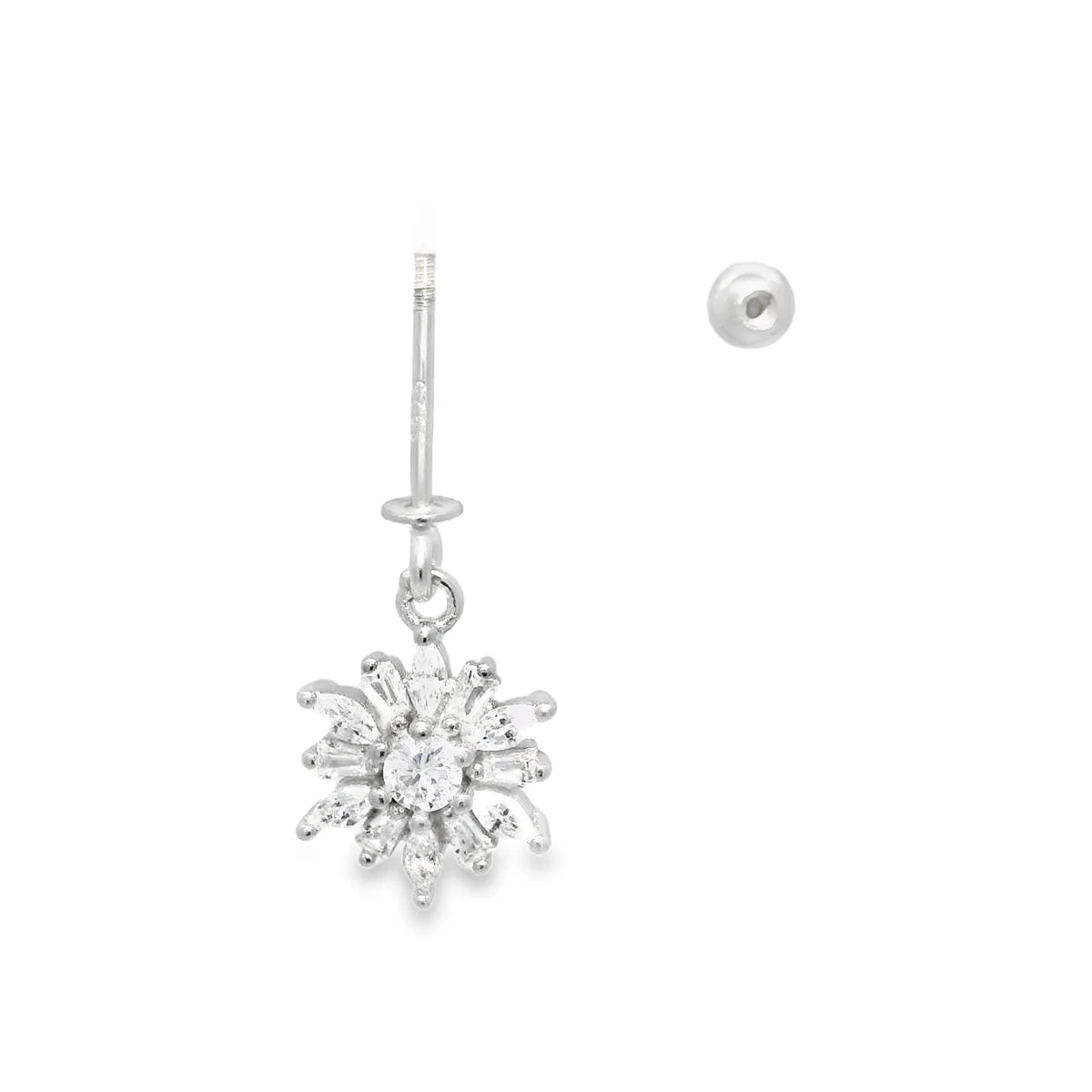 Elegant Silver Drop Earrings - Silvenca