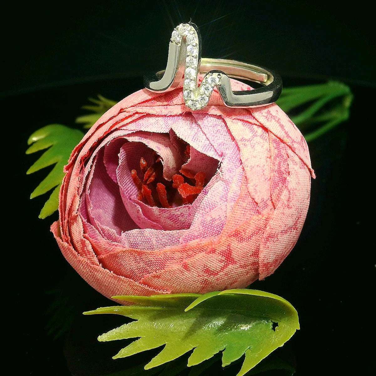 Elegant Silver Ring with Unique Design - Silvenca