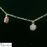 Multi Colour Designer Pendant Set - Silvenca