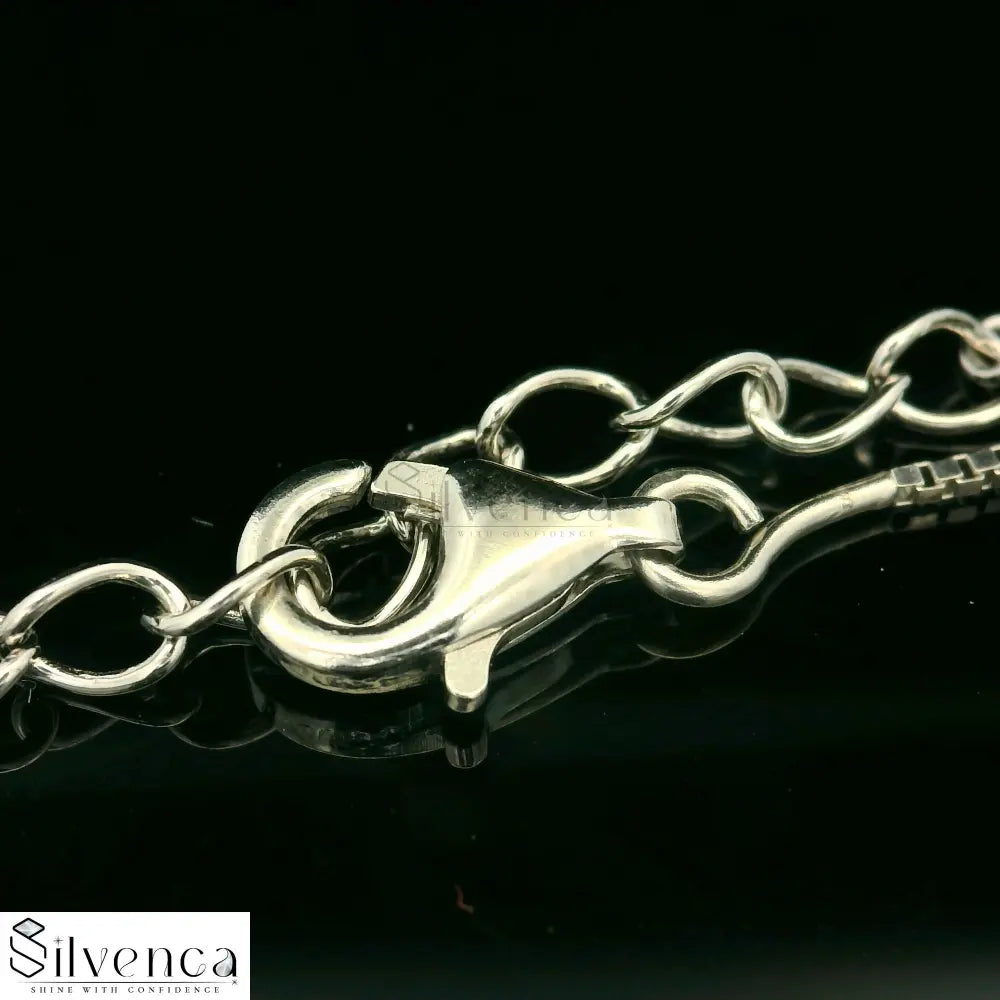 Silver Butterfly Necklace set with studed stons - Silvenca