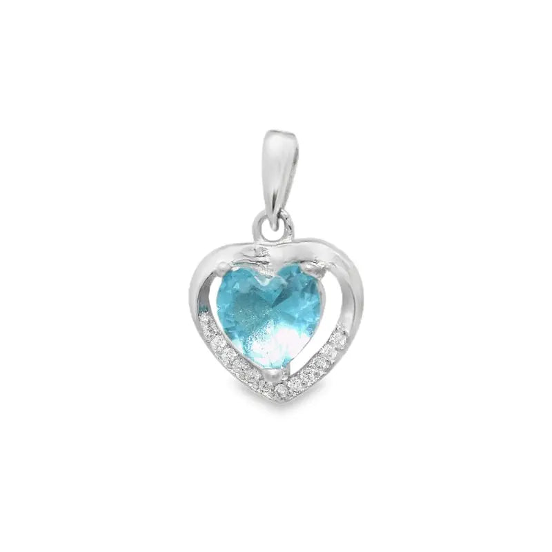 Elegant Heart-Shaped Pendant - Silvenca