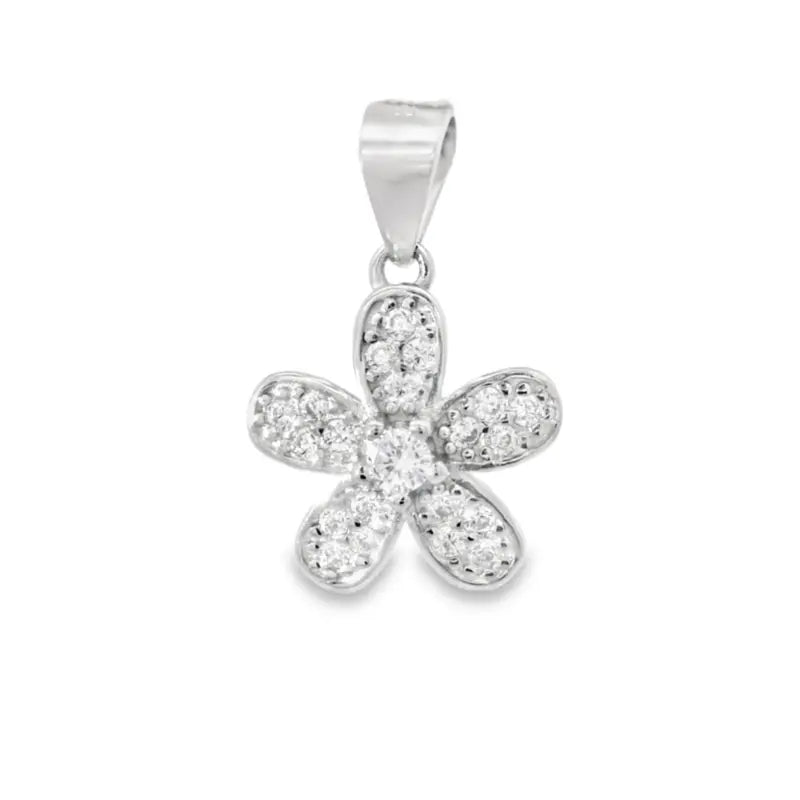 Sparkling Flower Pendant - Silvenca