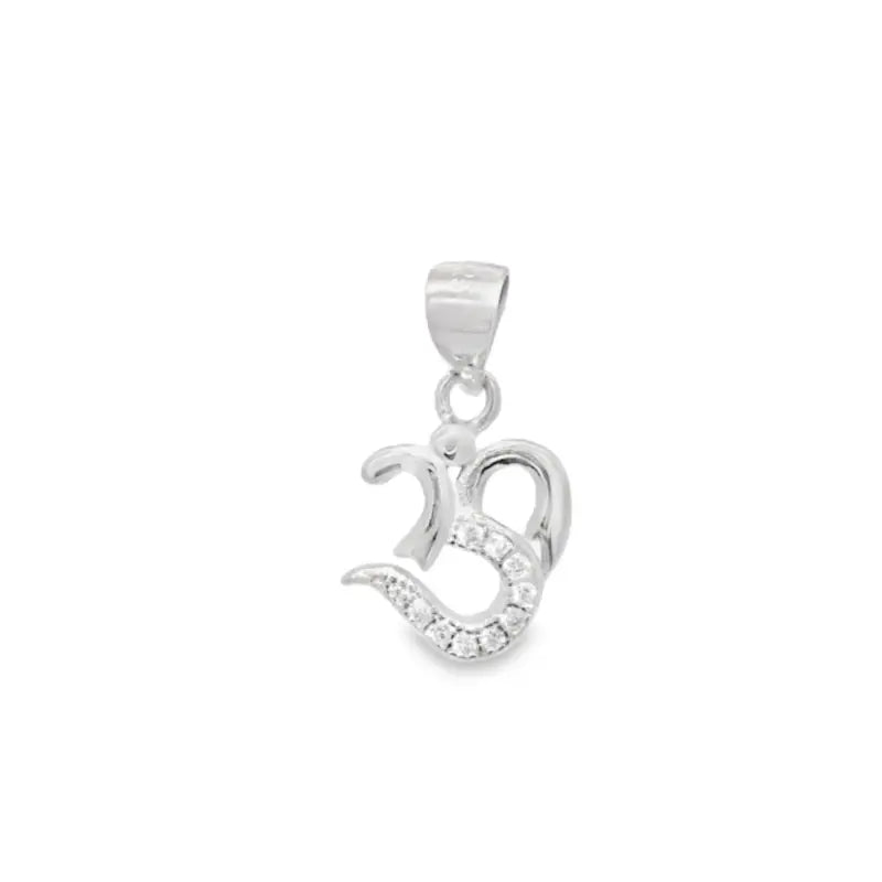 Silver Om Pendant For Women & Mens - Silvenca
