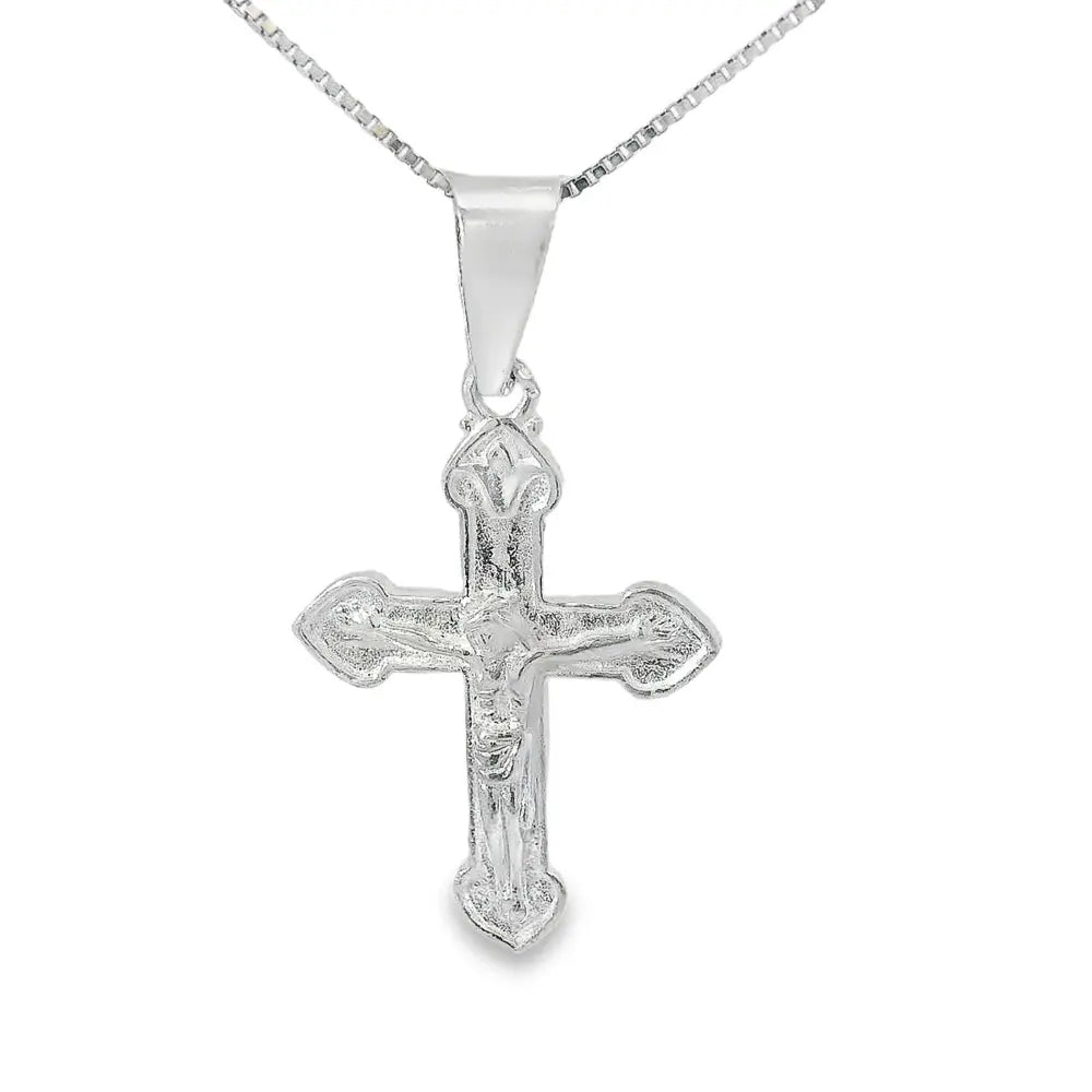 Elegant Silver Cross Pendant - Silvenca