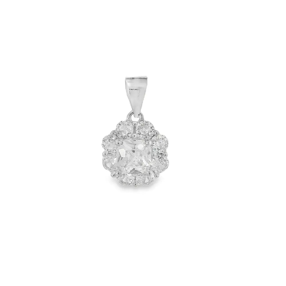 Elegant Silver Gemstone Pendant - Silvenca