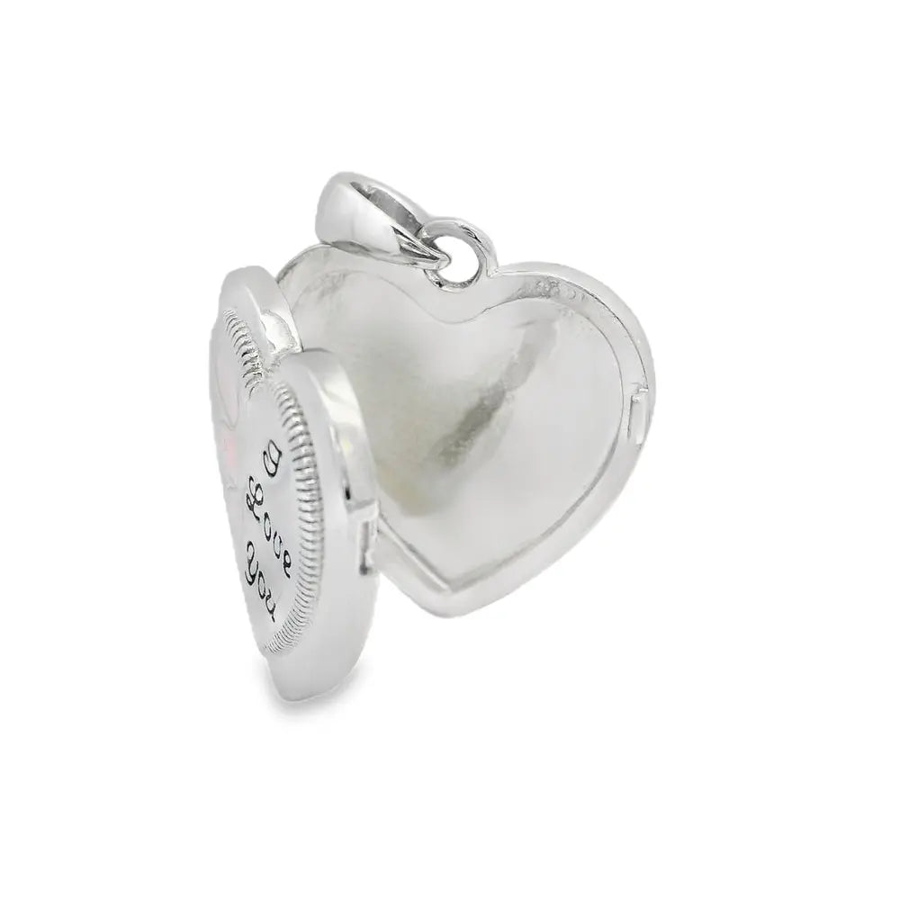 Heart-Shaped Love Pendant - Silvenca