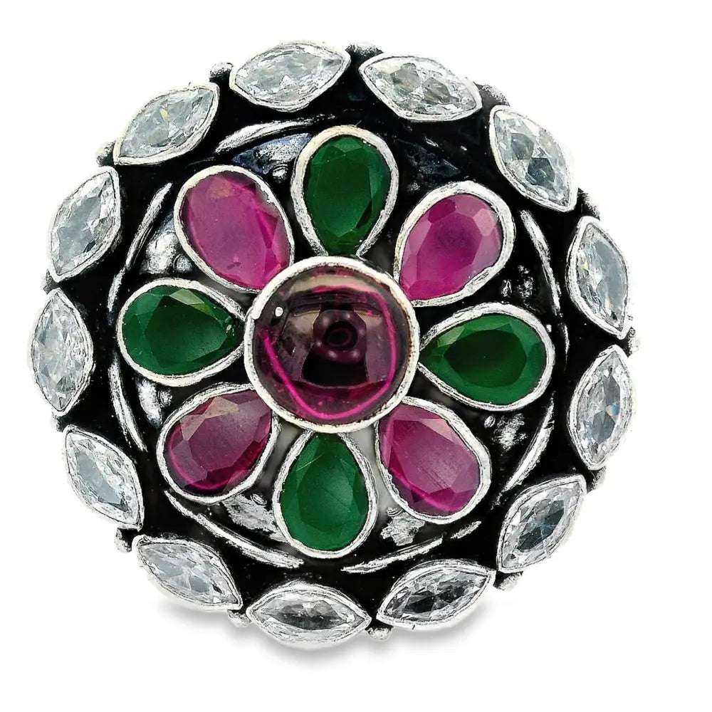 Pure Silver 925 Traditional Ring for Women - Silvenca